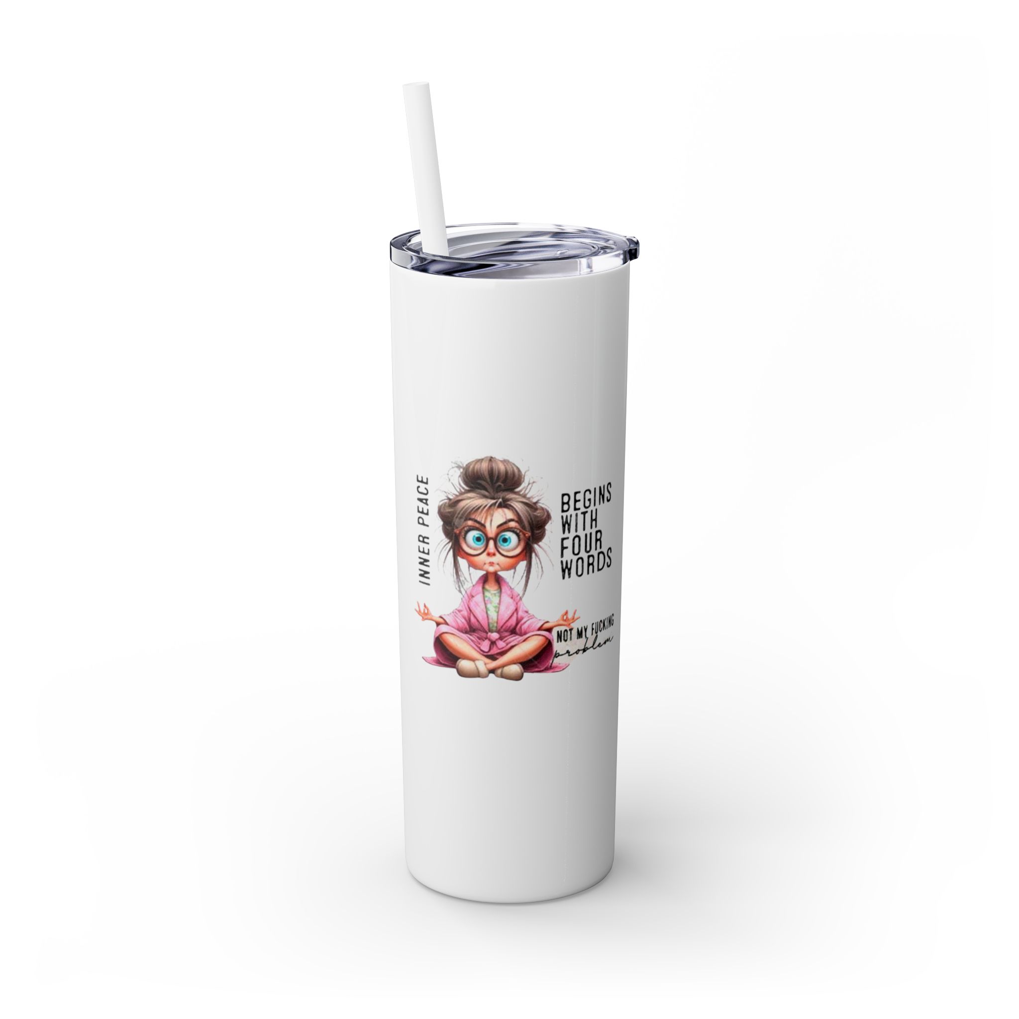 Funny Inner Peace Tumbler