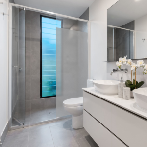 Translucent glass window shower screen sticker